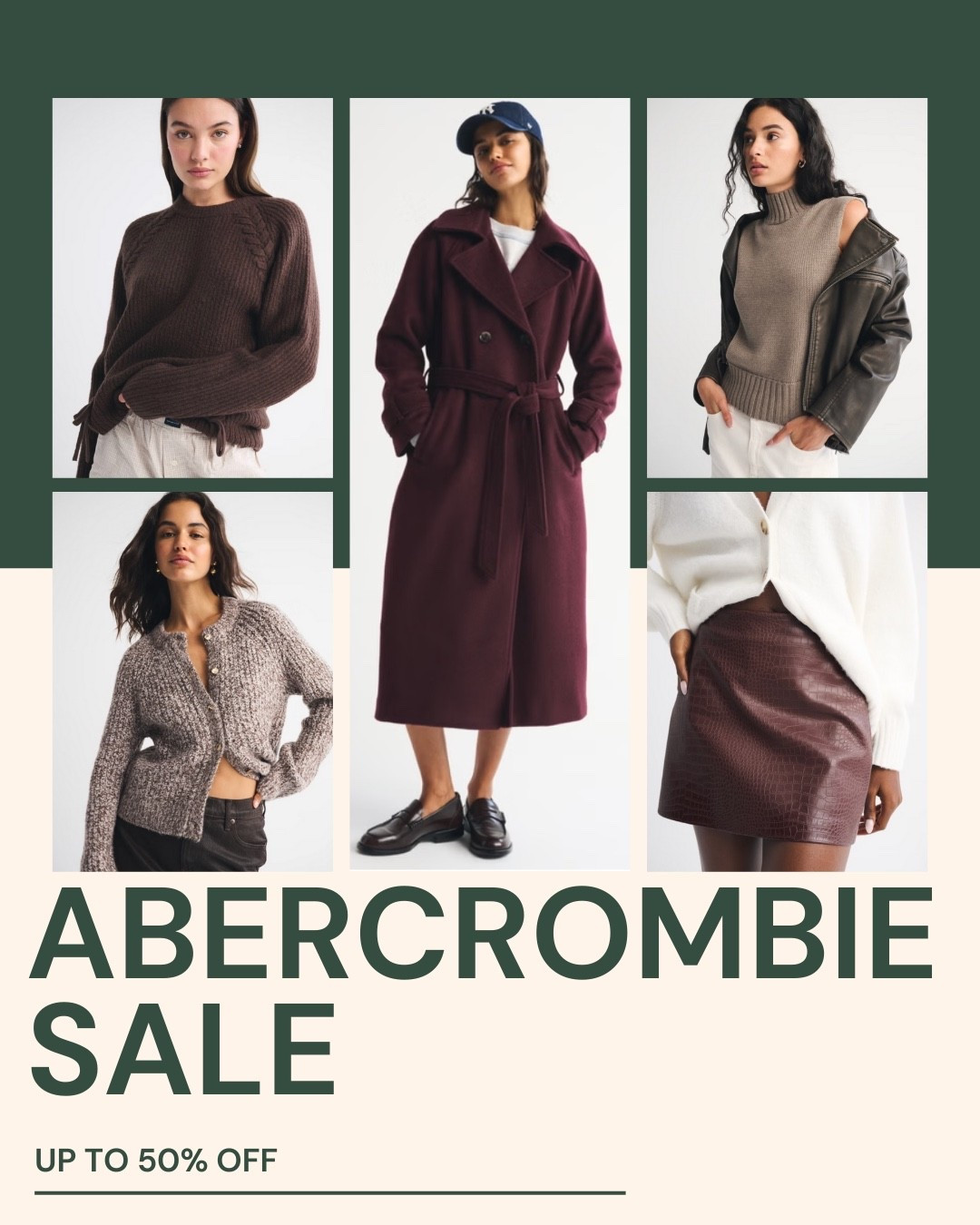Abercrombie Sale
The Black Friday Sales have started. Abercrombie is offering 25-50% off. From the Sloan pants to denim, here are my top sale picks  

#LTKSaleAlert #LTKFindsUnder100 #LTKCyberWeek