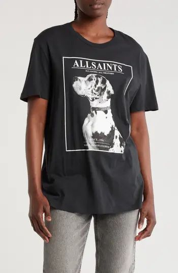 AllSaints Storm Cotton Graphic Boyfriend T-Shirt | Nordstrom | Nordstrom