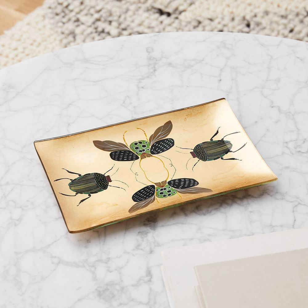 Decoupage Bug Trays | West Elm (US)