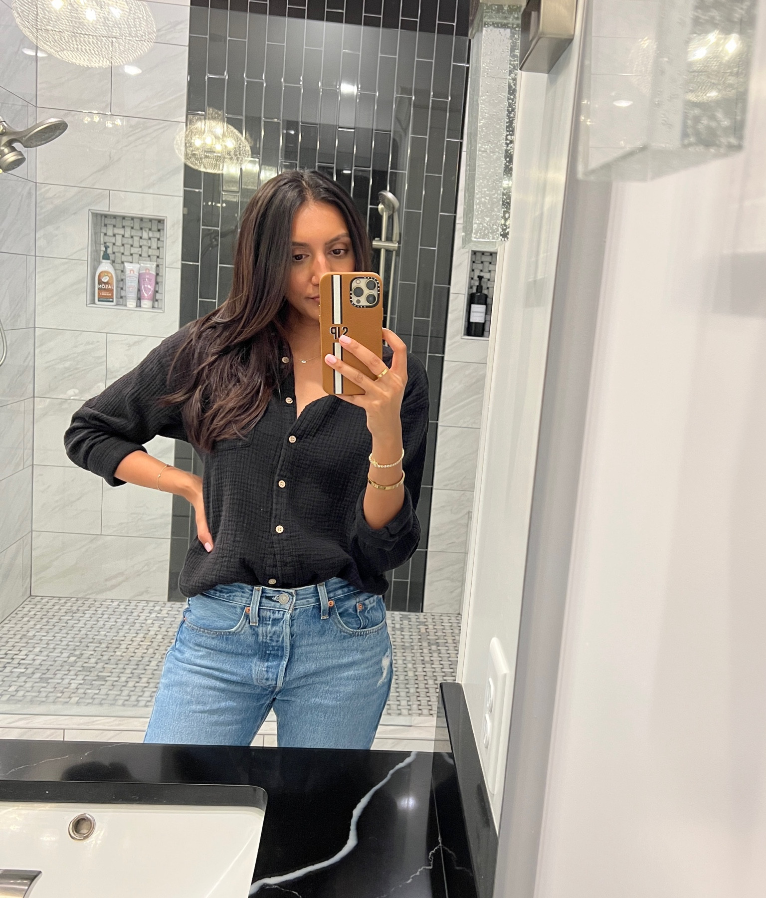 Black linen shirt I’ve been wearing this whole summer. Comfy, and looks expensive without the price. Also have it in white as well. #h&m #OOTD #LTKdeal #under30

#LTKsalealert #LTKstyletip #LTKFind