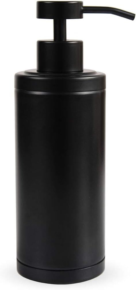 Zegeon Matte Black Soap Dispenser Hand Metal Pump Lotion Bottle for Bathroom, Bedroom and Kitchen | Amazon (US)