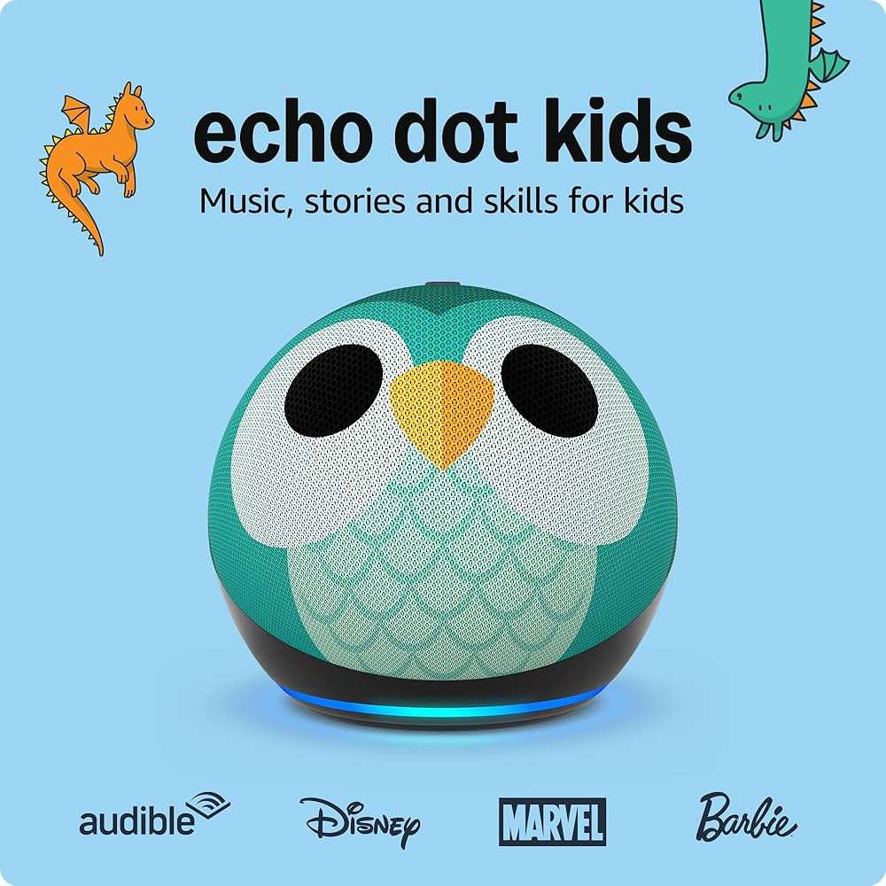 Amazon Echo Dot Kids (newest model) - Designed for kids, with Alexa+ Early Access, parental contr... | Amazon (US)