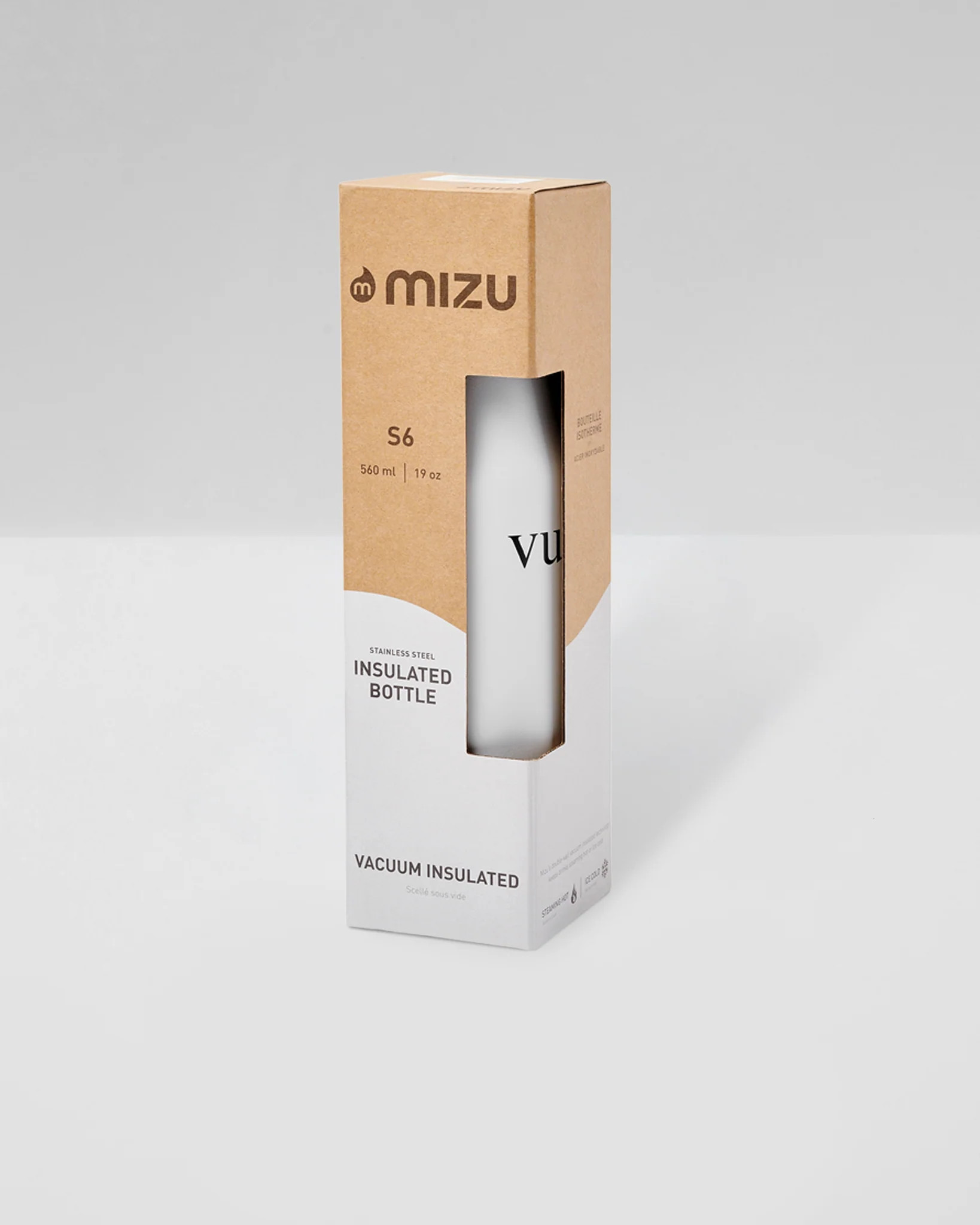 S6 Wordmark Mizu Water Bottle | Vuori Clothing (US & Canada)