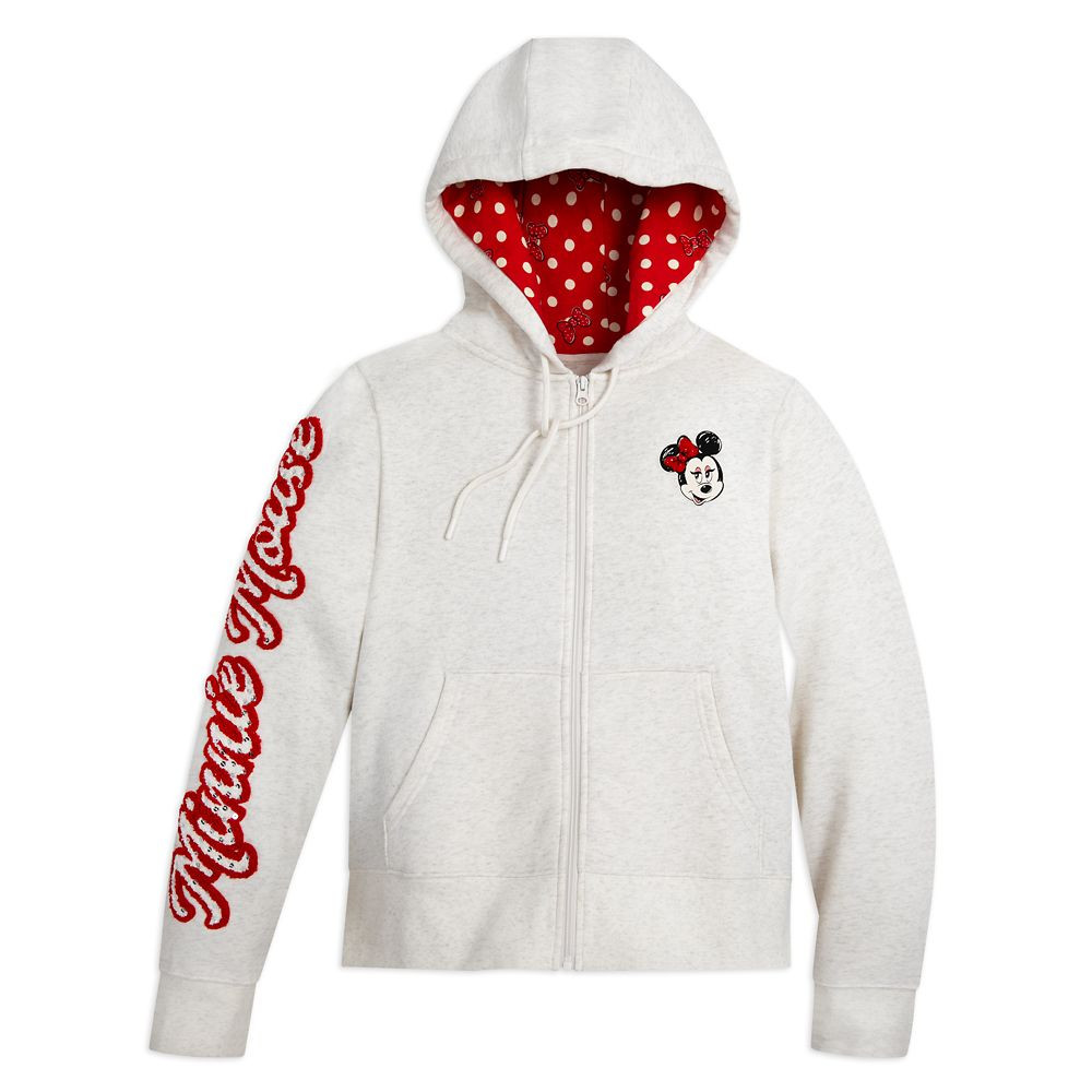 Minnie Mouse Fashion Zip Hoodie for Women | Disney Store | Disney Store