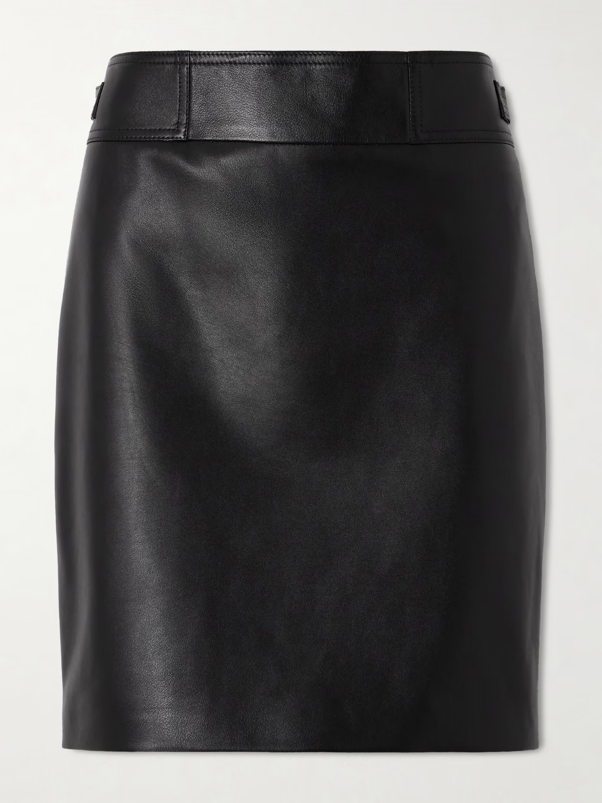 Magda Butrym - Leather Midi Skirt - Black | NET-A-PORTER (US)