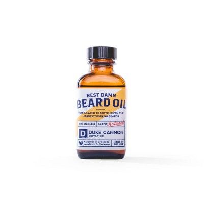 Duke Cannon Best Damn Redwood Beard Oil - 3oz | Target