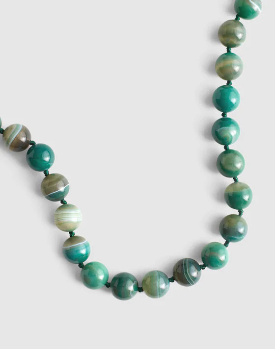 Semiprecious Oversized Beaded Choker Necklace | Madewell