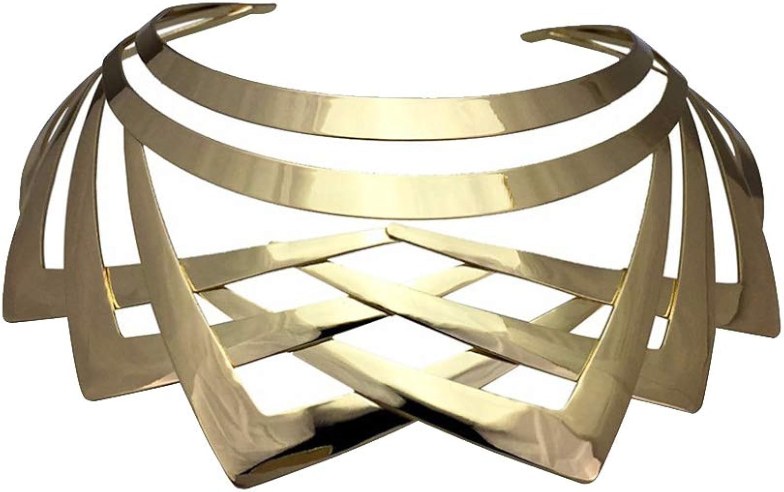 YAZILIND Alloy Choker Simple Statement Short Necklace Choker Collar Bib Fashion Costume Jewelry G... | Amazon (US)