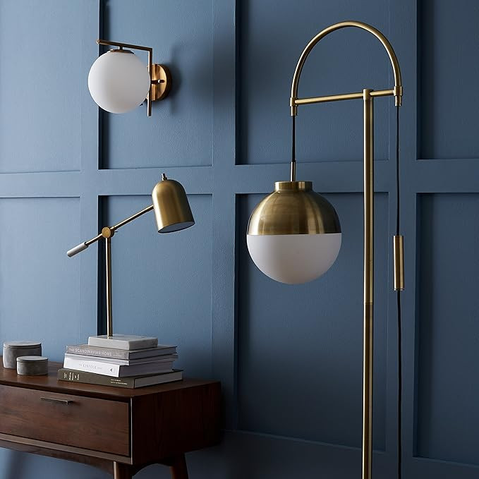 Bloomingville Set of 2 Grey Round Decorative Cement Lids Boxes | Amazon (US)