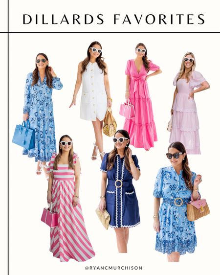 Favorite spring dresses from Dillards! Outfit ideas for spring, spring fashion finds, spring style 

#LTKstyletip #LTKfindsunder100