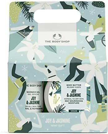 The Body Shop Joy & Jasmine Mini Gift Set, Festive & Floral Skincare Treats, Vegan, 3 Count | Amazon (US)