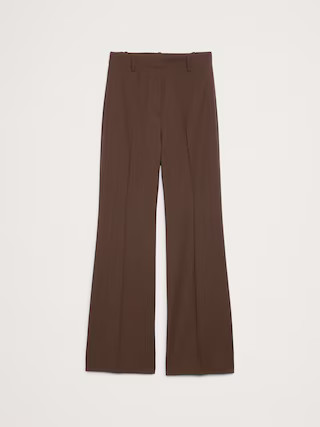 High-Rise Flare Italian Wool Pant | Banana Republic (US)