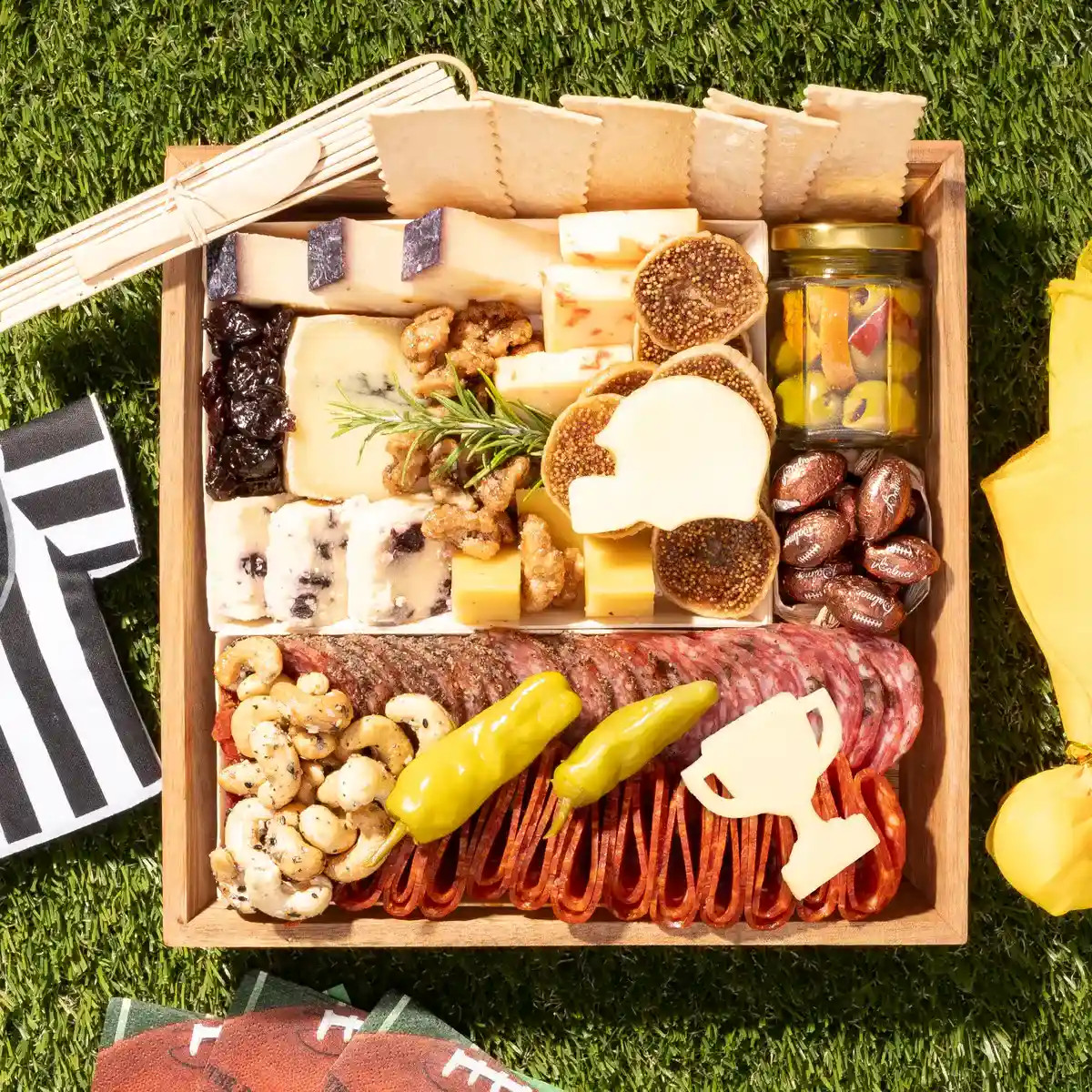 Football Charcuterie Board - Small | Boarderie | Boarderie