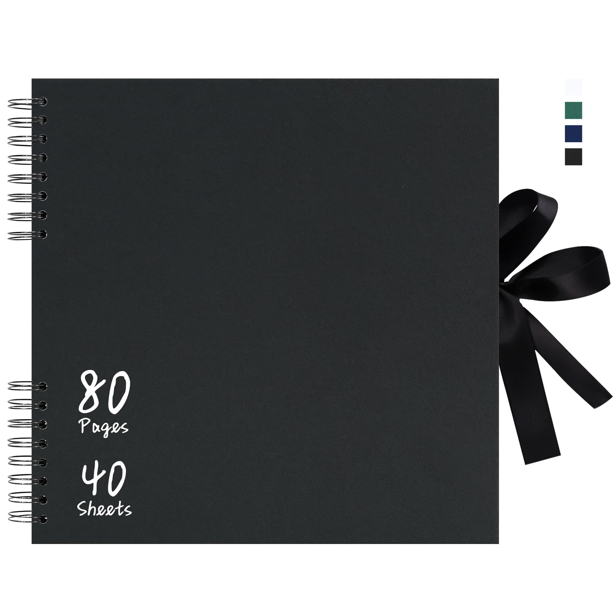 Vienrose Large Scrapbook 12x12 Inch, Photo Album Scrapbook DIY Black Thick Kraft Paper Memory Boo... | Amazon (US)