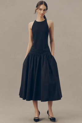 BHLDN Drop-Waist Maxi Dress | Anthropologie (US)