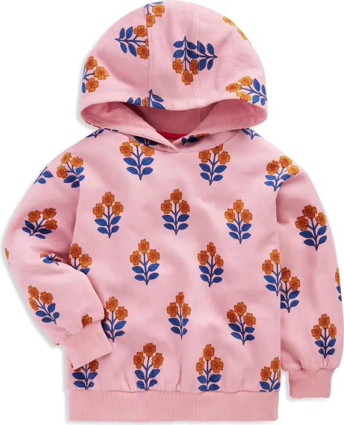 Kids' Floral Print Cotton Hoodie | Nordstrom