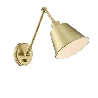 Mitchell 1-light Wall Sconce - Aged Brass | Bed Bath & Beyond