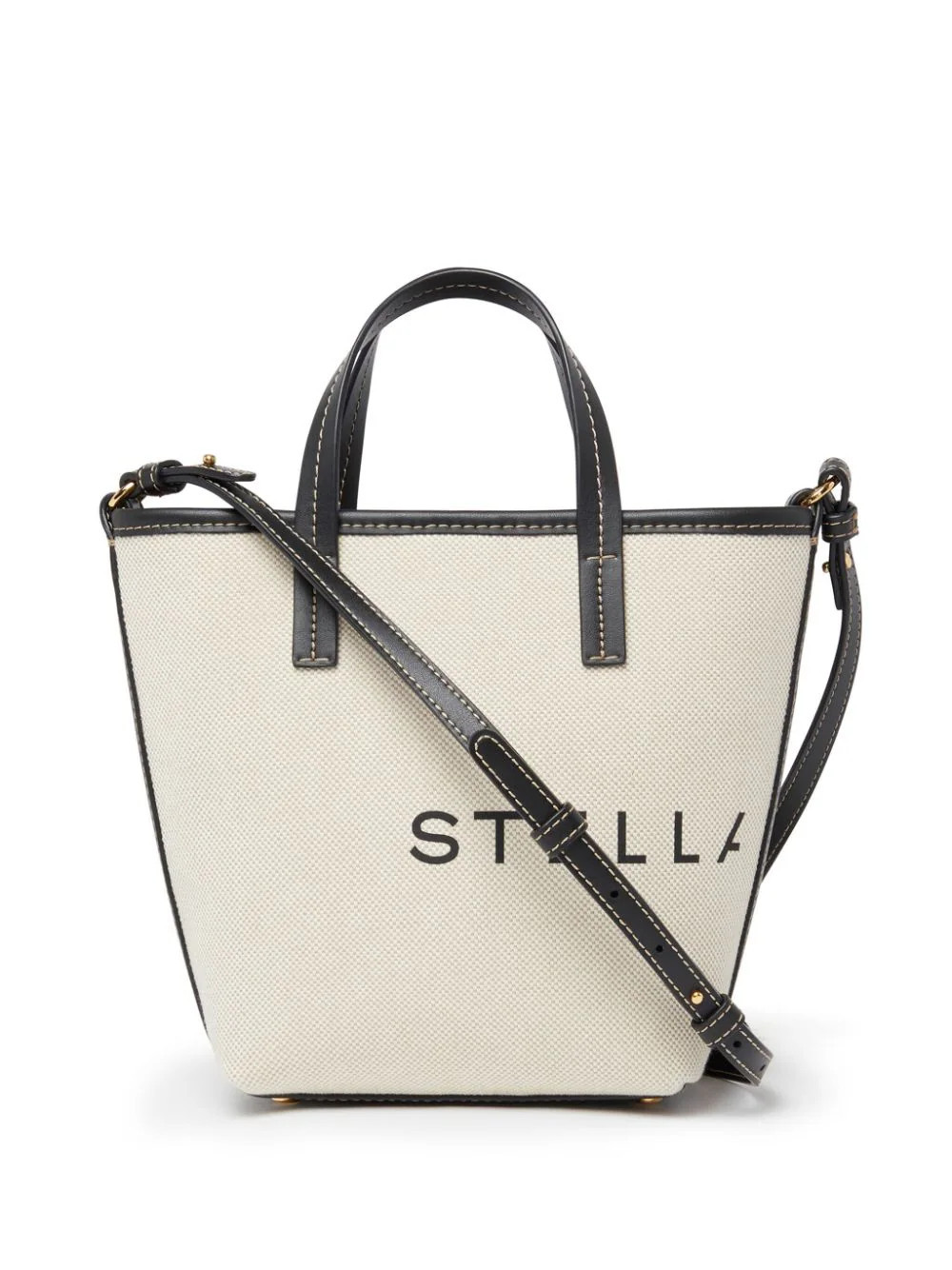 Stella McCartney logo-print cotton tote bag - Neutrals | Farfetch Global