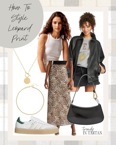 How to style leopard print!

Tank top, midi skirt, leather jacket, gold necklace, adidas sneakers, shoulder bag, outfit idea

#LTKStyleTip #LTKSeasonal