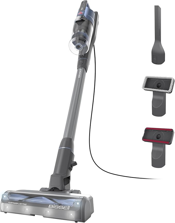 Bissell PowerClean FurFinder Corded Stick Vacuum, Tangle-Free Brush Roll, 30-Foot Power Cord, Sel... | Amazon (US)