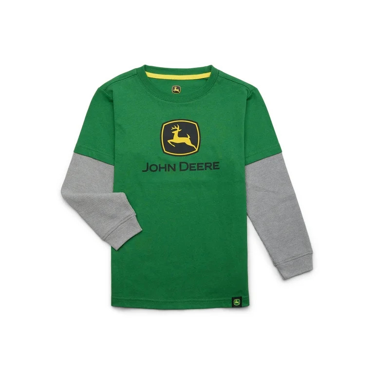 John Deere Boys Layered Graphic Tee, Sizes 4-18 | Walmart (US)
