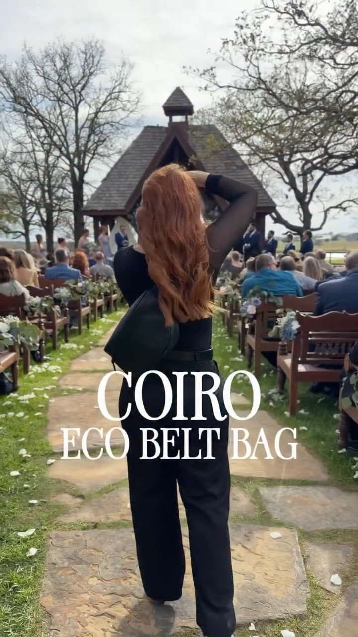 DO NOT SLEEP on the versatility of this bag! It is SO GOOD! It is a large belt bag and camera harness in one. Gorgeous black leather, padded internal dividers, plenty of extra accessory pockets, and tripod straps included. 

I seriously love this bag! 🖤 @coiro.shop #coiro