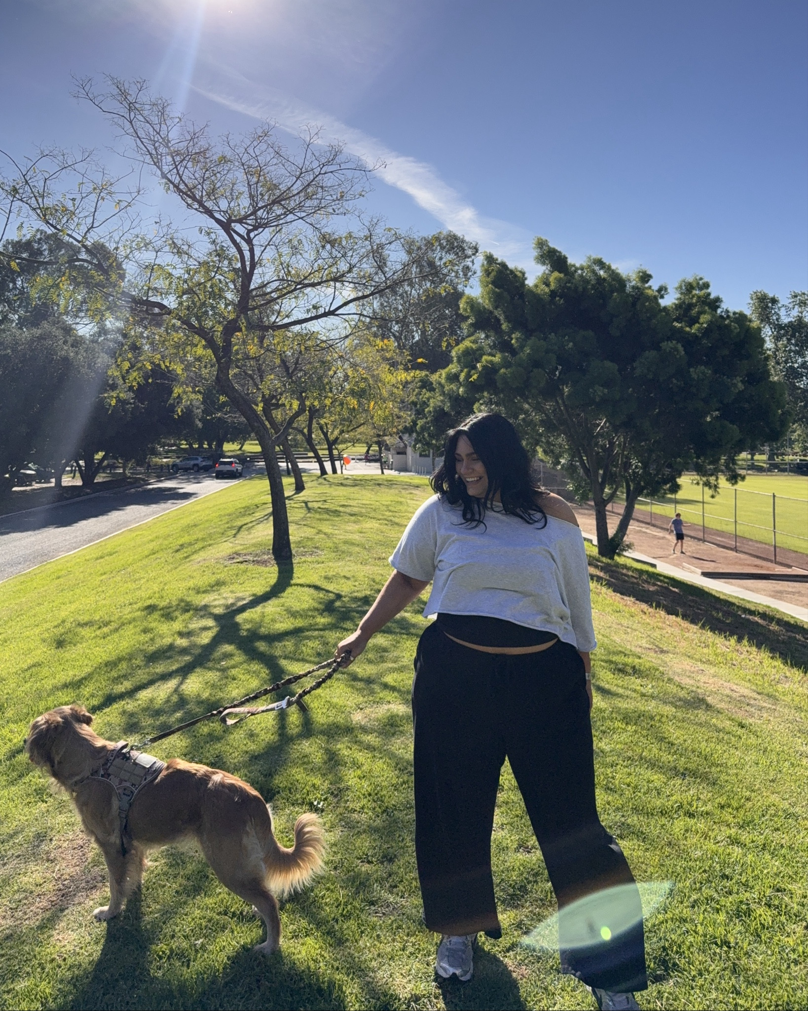 Pants in XL top in XXL and cut length 