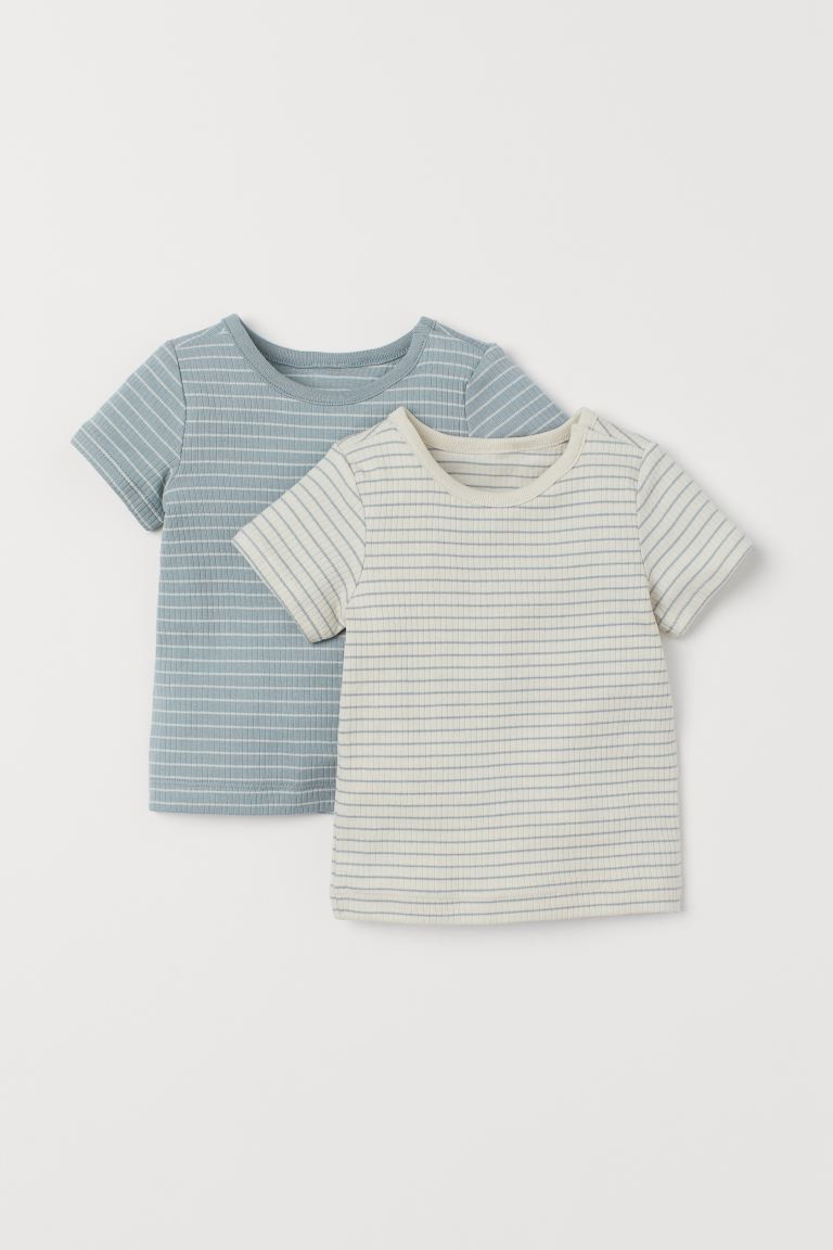 2-pack Cotton T-shirts | H&M (US + CA)
