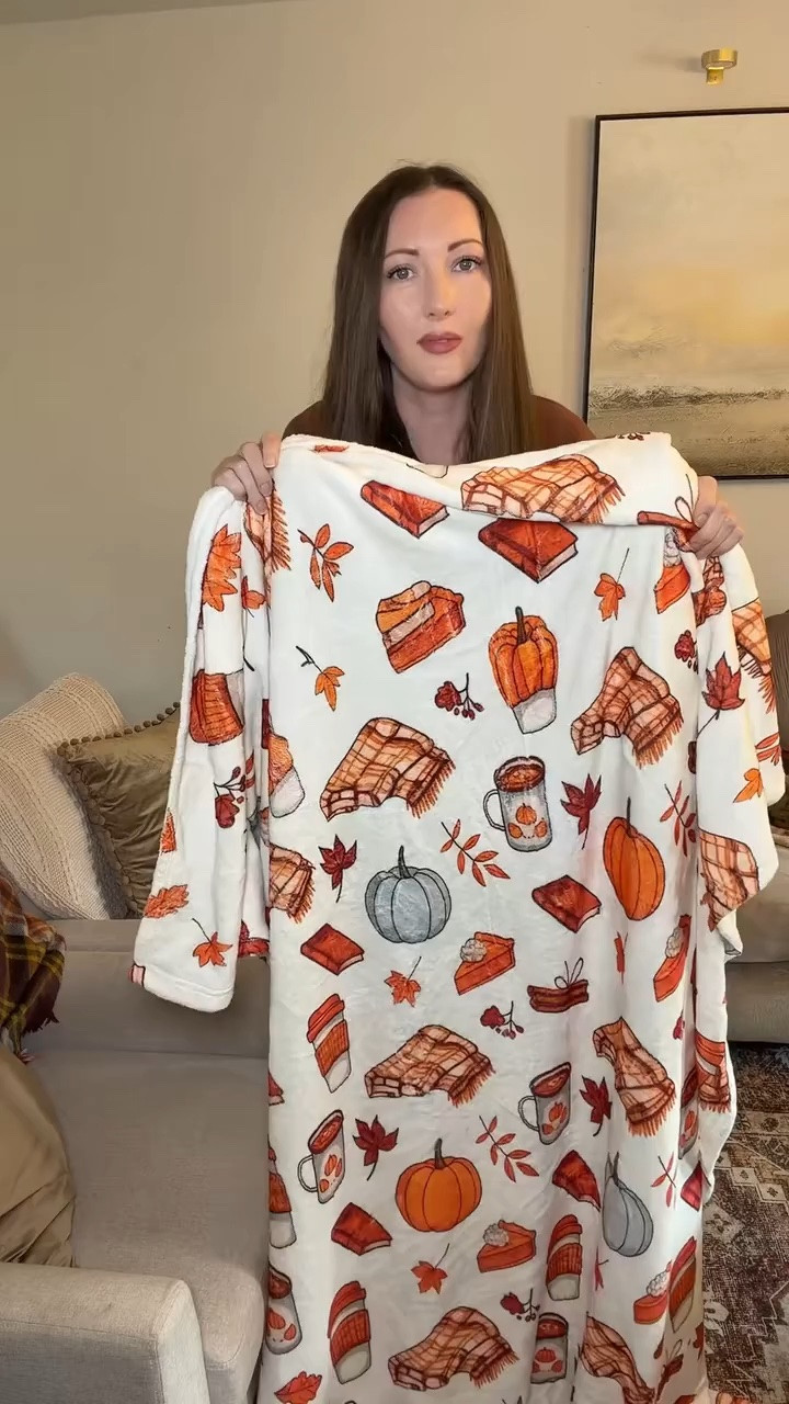 Cozy Fall print blanket #cozyfall #fallblanket #blanket #throwblanket

#LTKHome