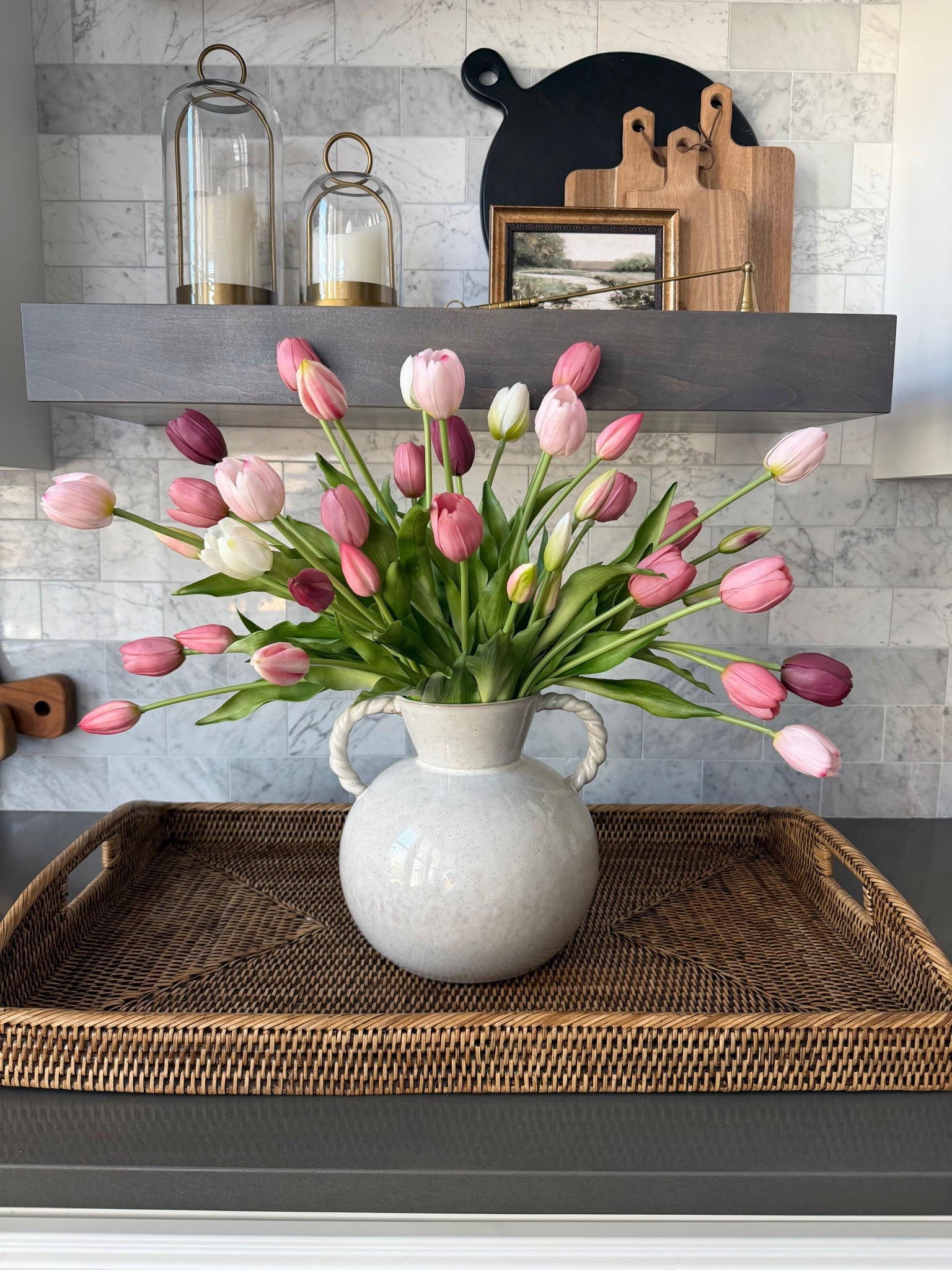 Can you believe these tulips are fake!? I tested 3 of the top brands from Amazon and am amazed at how gorgeous these are!! They come in several colors too!

Faux flowers, spring centerpiece, fake flowers, artificial tulips 

#LTKHome #LTKSeasonal #LTKValentine