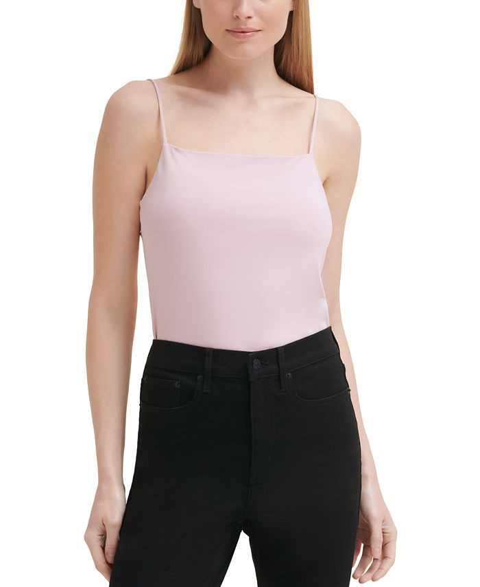 Calvin Klein Jeans Square Neck Bodysuit & Reviews - Tops - Juniors - Macy's | Macys (US)