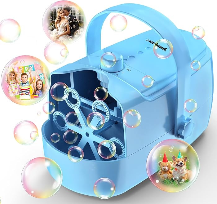Bubble Machine Automatic Bubble Blower: Durable Bubble Maker 18000+ Big Bubbles Per Minute for In... | Amazon (US)