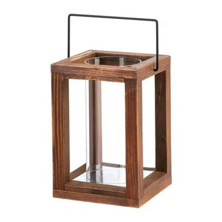 Wood Frame Hurricane Lantern | Walmart (US)