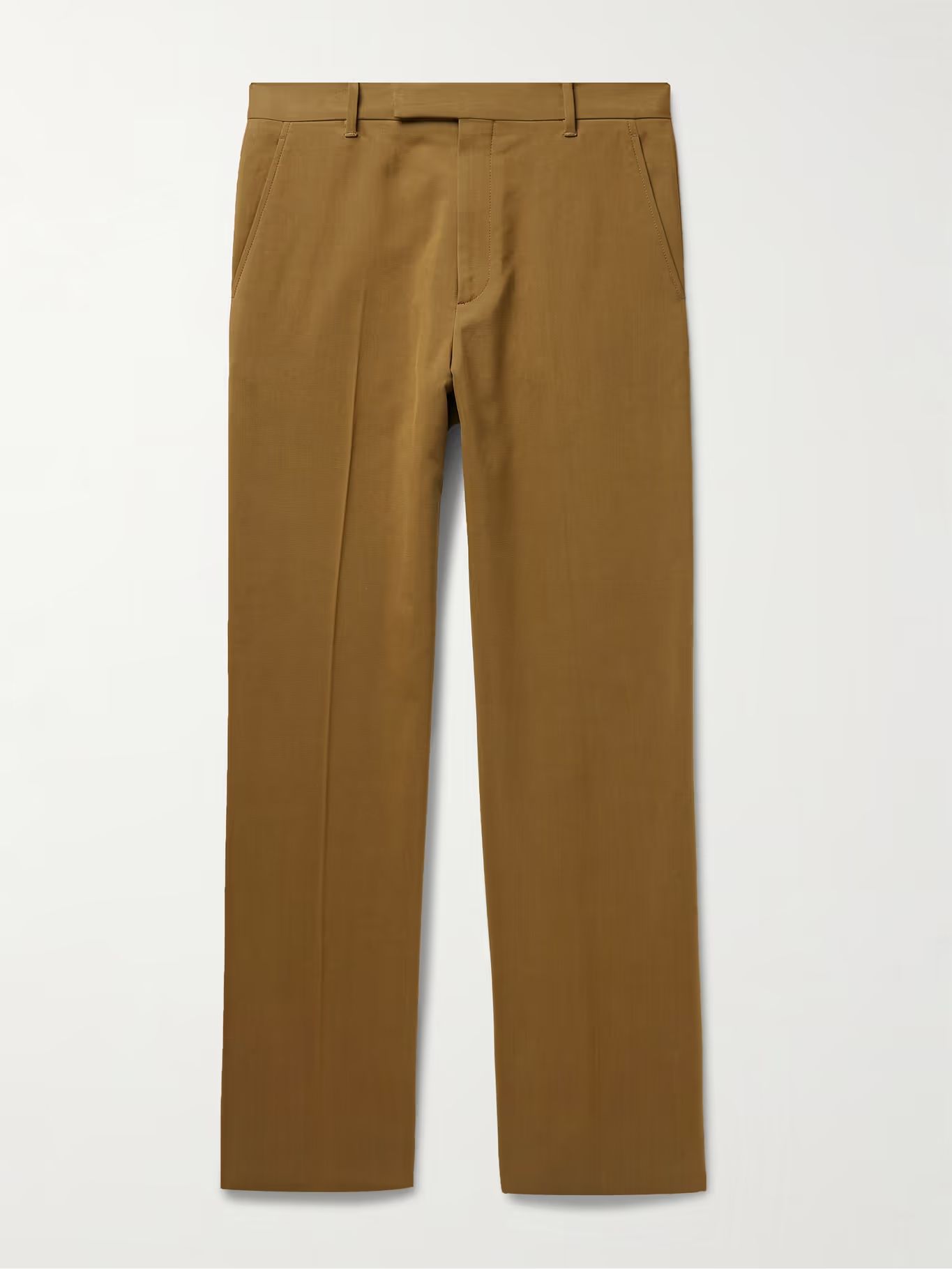 Elijah Straight-Leg Cotton and Silk-Blend Trousers | Mr Porter (US & CA)