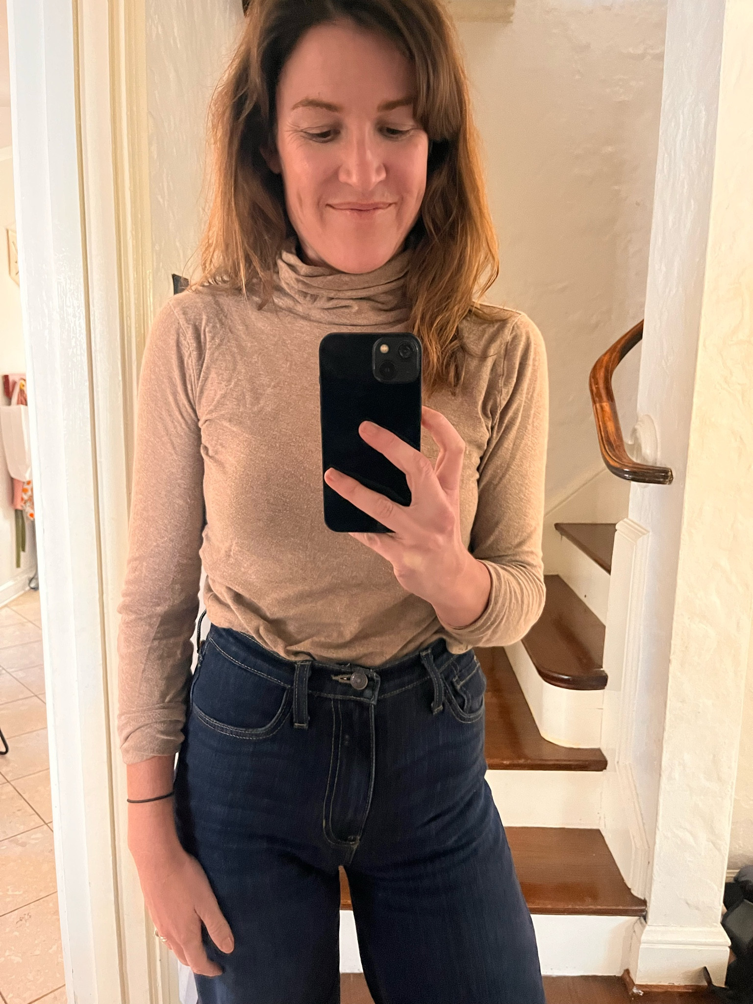 My most warn cold weather staple are these J Crew tissue turtlenecks!!! So good for layering. I get at Jcrew factory and have had many of them for several years. 

Linked the one they have now in several colors and it’s on sale. 

#LTKStyleTip #LTKWorkwear #LTKFindsUnder50