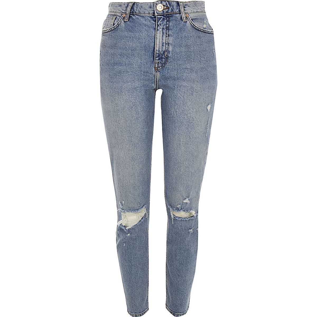 Mid blue original distressed skinny jeans
              
            




    £42.00


         ... | River Island (UK & IE)