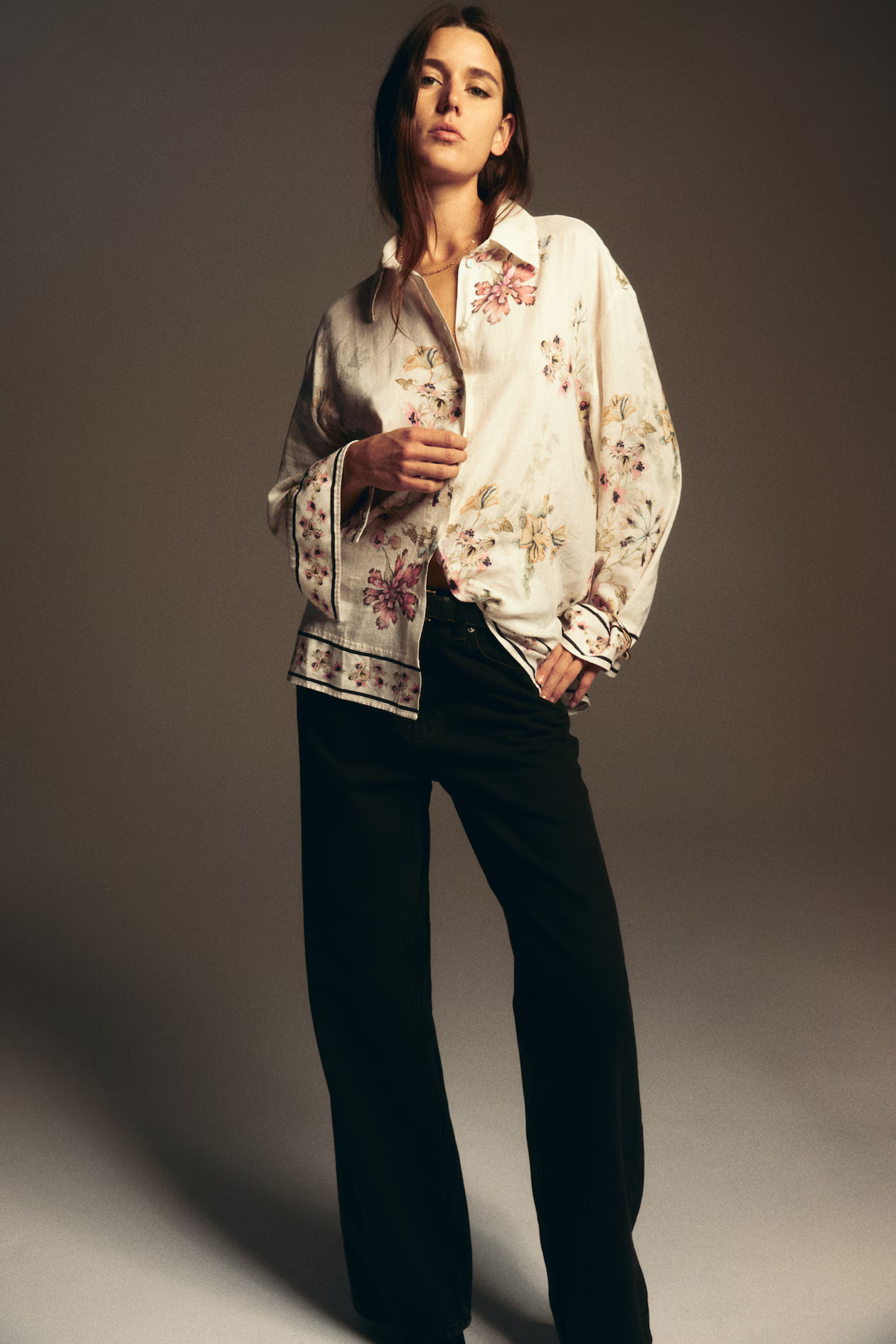 Linen-Blend Shirt | H&M (US + CA)