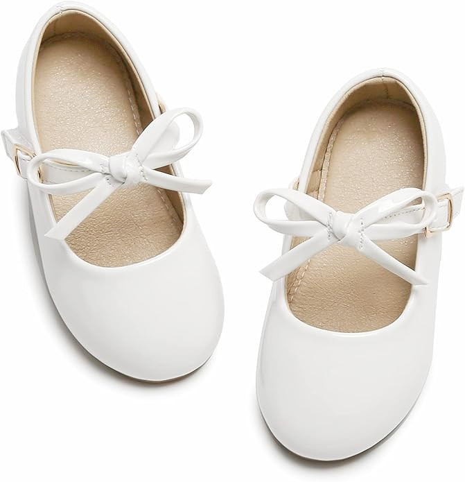 Felix & Flora Toddler Little Girl Dress Shoes - Girl Mary Jane Flats Party School Wedding | Amazon (US)