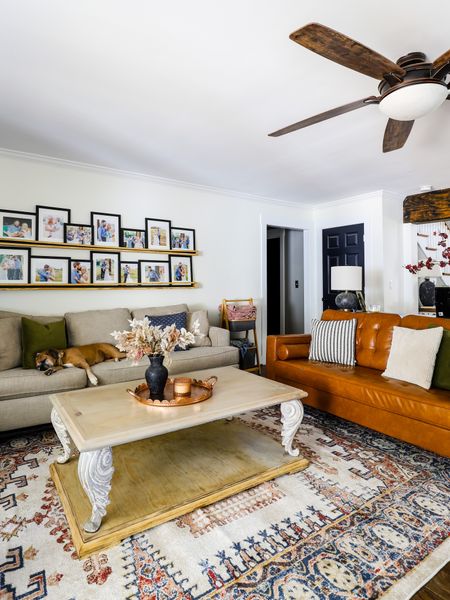Living Room Home Finds: living room decor, living room furniture, leather couch, brown couch, linen couch, coffee tables, ceiling fans #livingroom #livingroomdecor #homedecor #homefinds #furnituresale 

#LTKsalealert #LTKhome #LTKFind