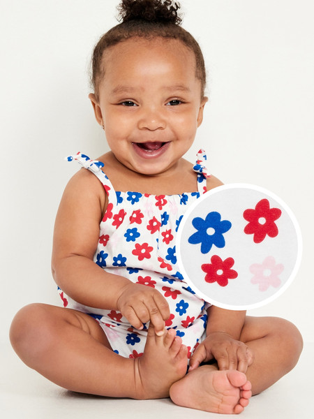 Tie-Bow One-Piece Romper for Baby | Old Navy (US)