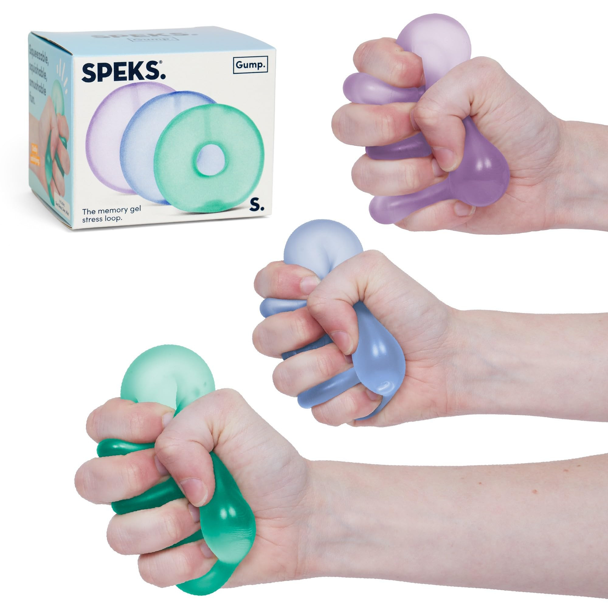 Speks Gump Loop Stress Balls | Ultra Soft Squishy Fidget Toy for Adults & Teens | Stress Relief &... | Amazon (US)
