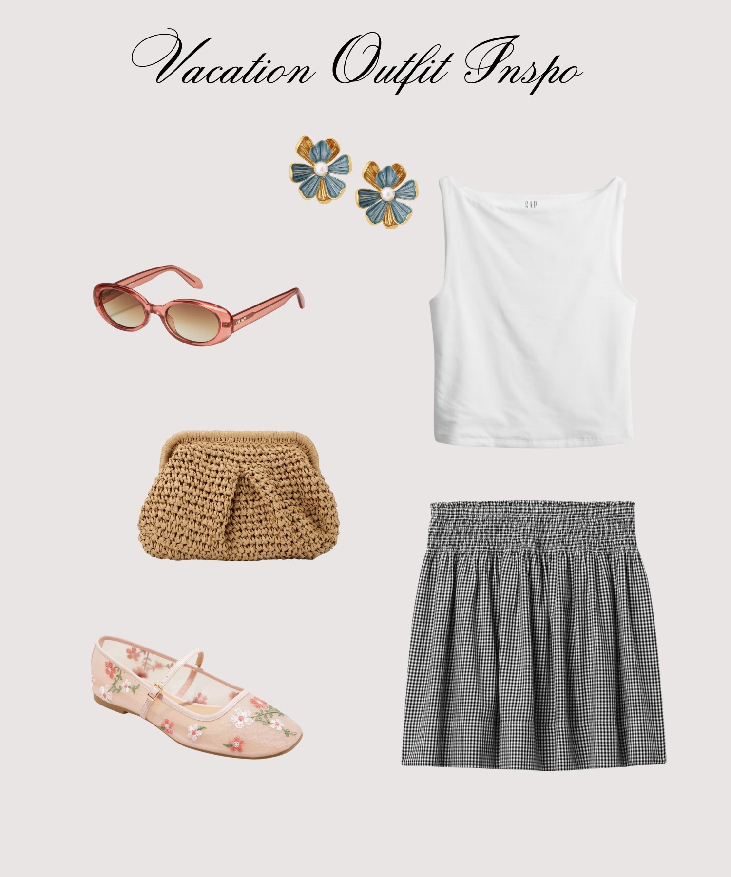 Vacation outfit inspo / summer style / summer outfit inspo / summer outfits / styling boxers / how to wear boxers / beaded bag / mesh flats / short sleeve cardigan 



#LTKFindsUnder50 #LTKSeasonal #LTKStyleTip