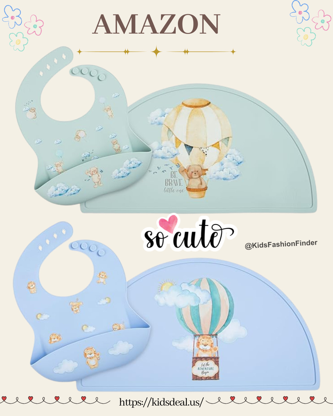 Pretty + practical mealtime must-have 🎨✨

Beautiful watercolor bibs — sturdy & great quality 💕
Matching bib + placemat set = cute & functional 🙌

Perfect for everyday meals with little ones 🍽️💛

#babybibs #mealtimefun #babyessentials #momlife #momfinds 

 

#LTKmomlife #LTKSaleAlert #LTKBaby