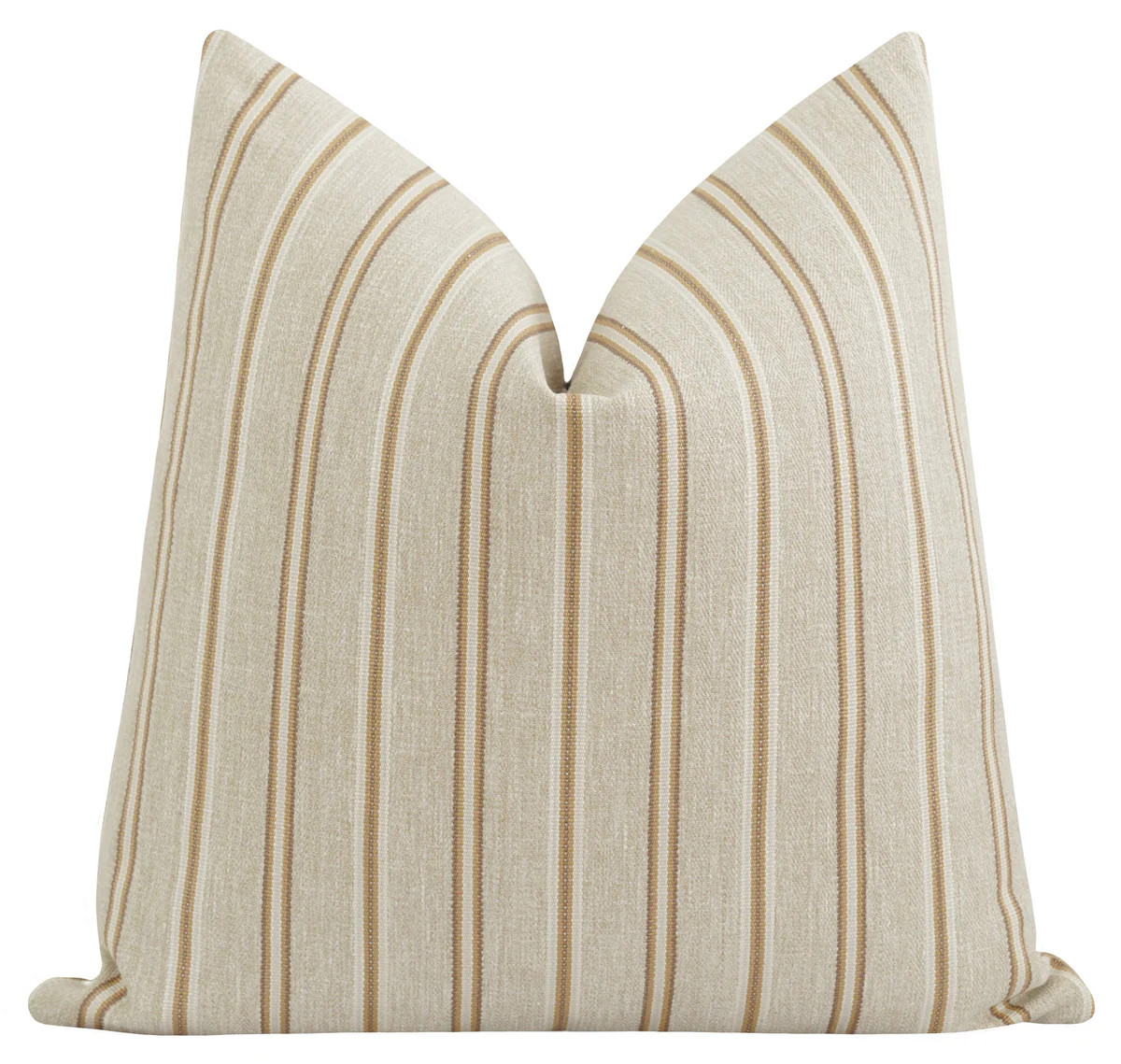 Mulberry Saffron Stripe Pillow | Land of Pillows