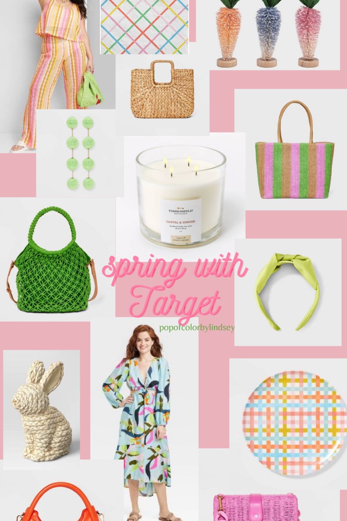 Spring with Target. Easter. Colorful totes. Pops of color 💚💗🐰💛

#LTKstyletip #LTKSeasonal