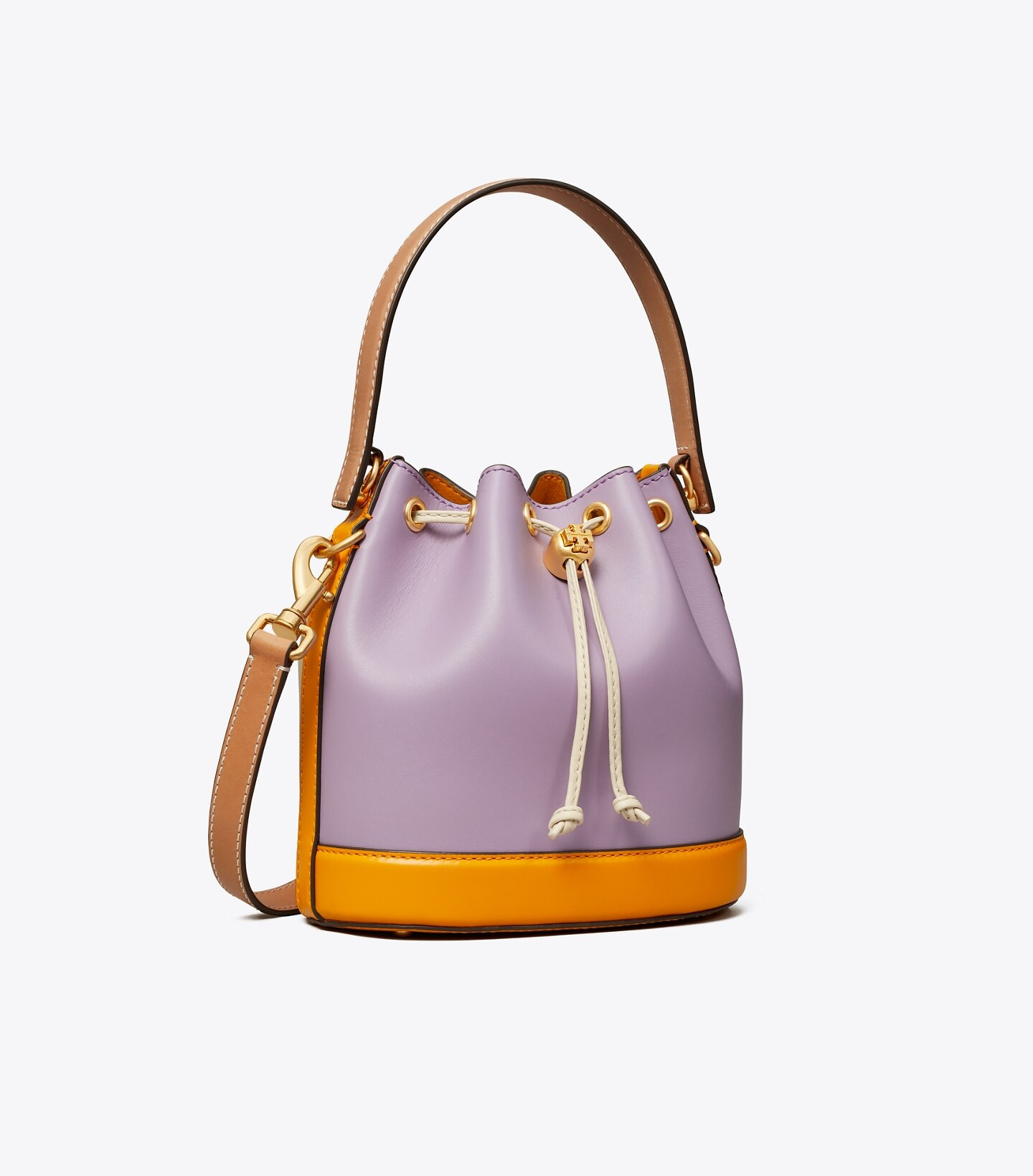 T Monogram Color-Block Bucket Bag | Tory Burch (US)