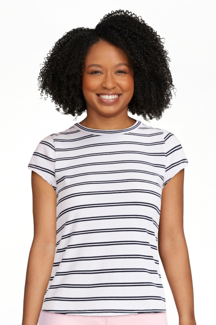 Free Assembly Women's and Women's Plus Cap Sleeve Tee, Sizes XS-4X | Walmart (US)