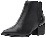 Chinese Laundry Women's Finn Ankle Bootie, Black Leather, 5 M US | Amazon (US)
