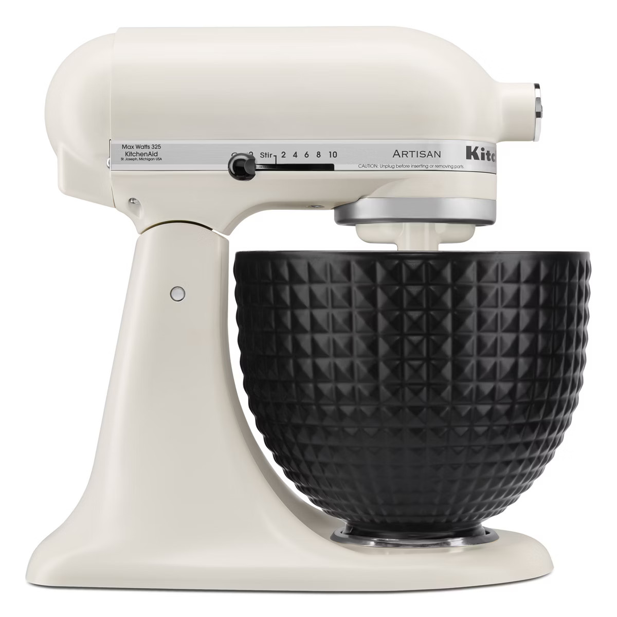 KitchenAid 5qt Black Studded Ceramic Bowl | Target