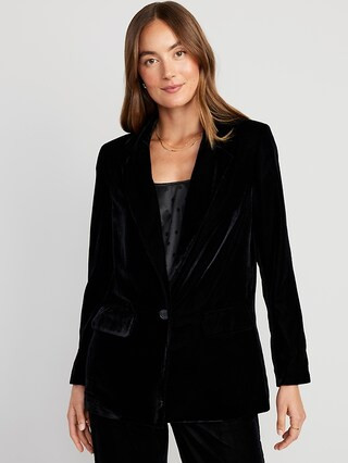 Velvet Blazer for Women | Old Navy (US)
